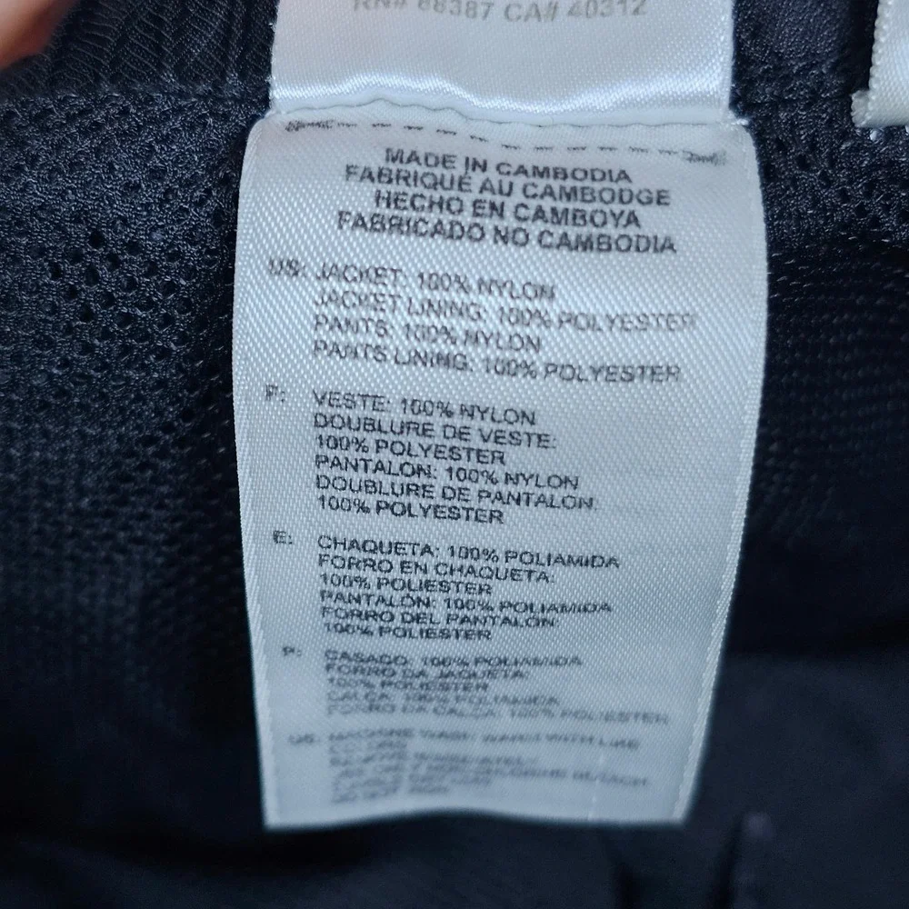 Vintage Adidas Track Pants Mens Extra Large Black Mesh Lined Relaxed Loose Y2K